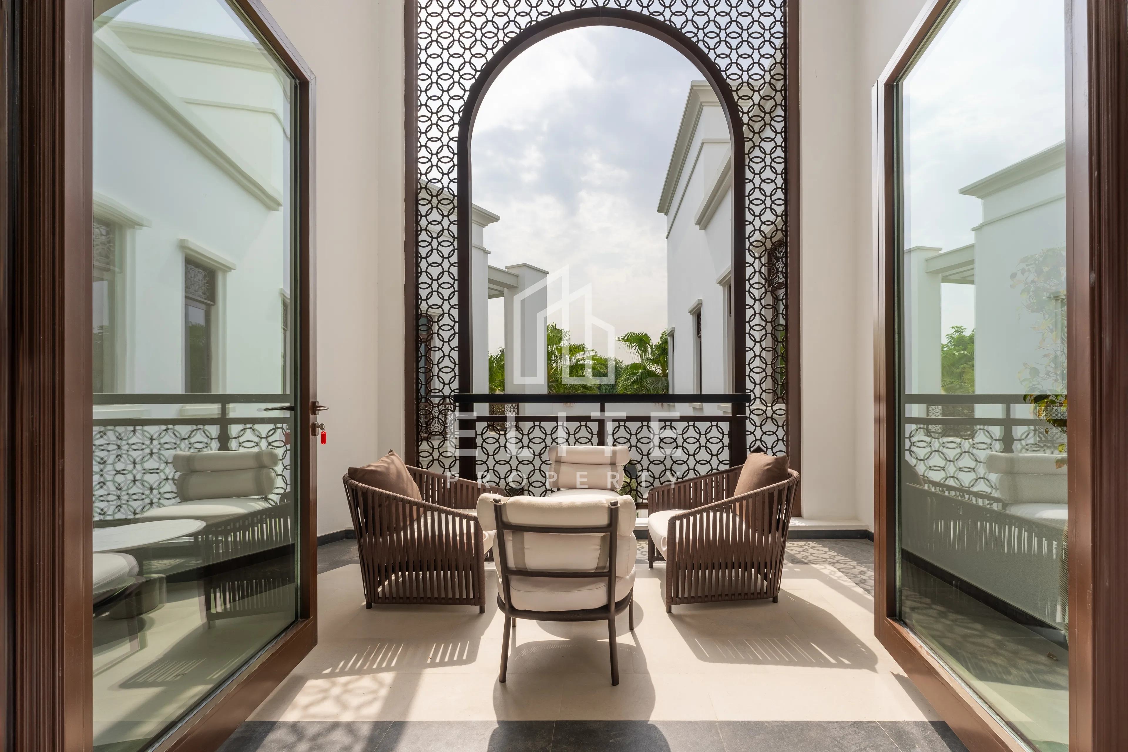 Exterior view of 7-bedroom villa for sale in Dubai Hills Grove